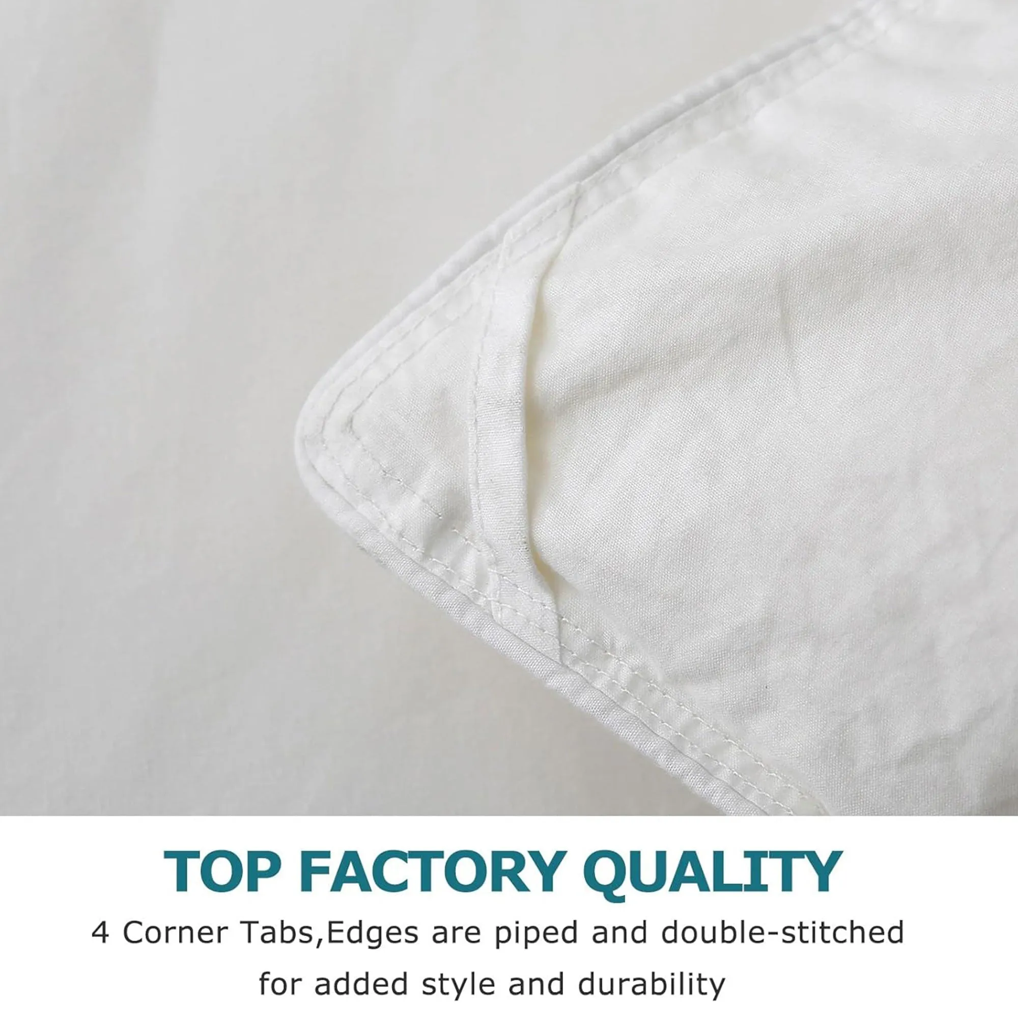 BPC 90x106 In King Sized Lightweight Feathers Down Comforter, White (Used)