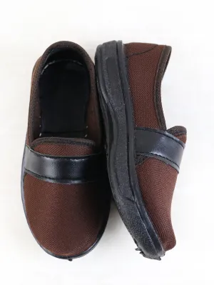 BS57 Boys Slip-On Shoes 5Yrs - 17Yrs Brown