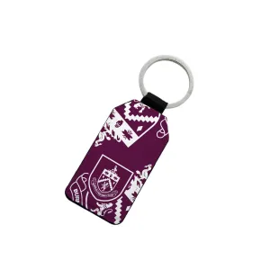 Burnley FC Leather Keyring