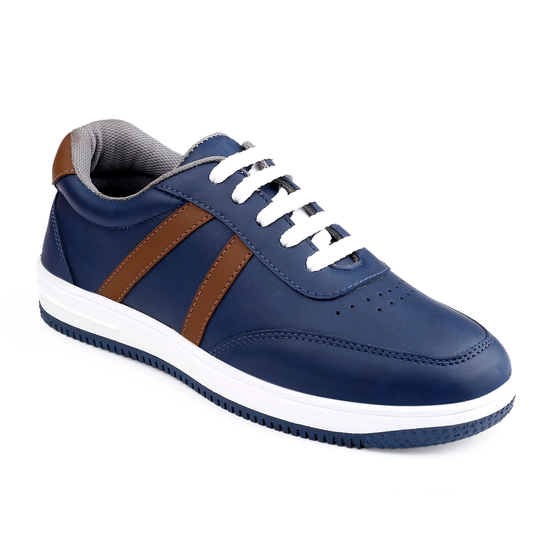 Bxxy's Ultra Comfortable Striped Lace-up Shoes for Men