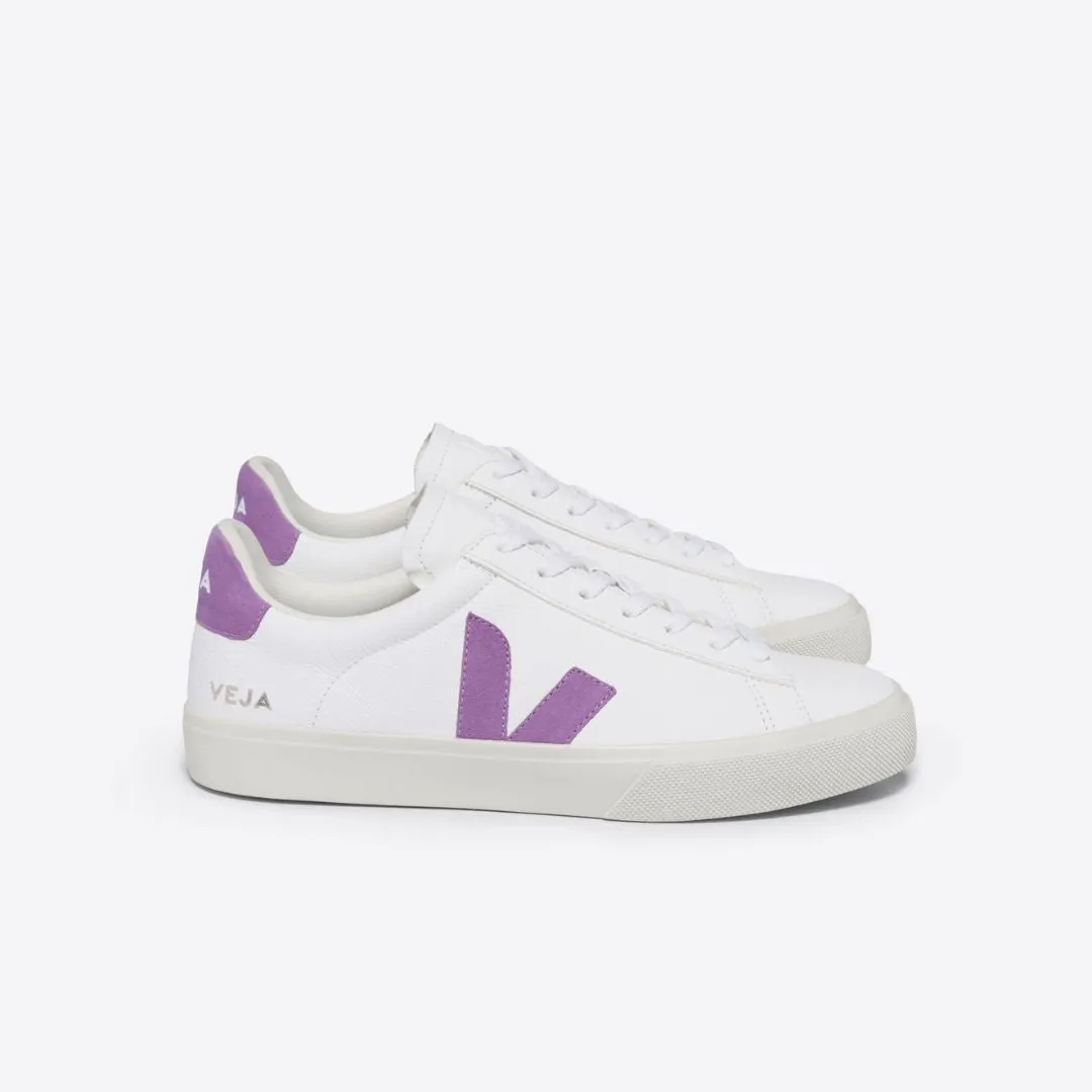 Campo Chromefree Leather Sneaker (White   Mulberry)