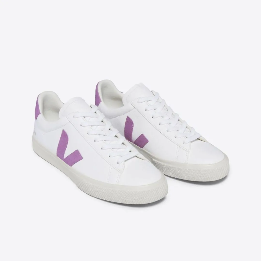 Campo Chromefree Leather Sneaker (White   Mulberry)