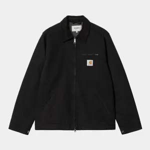 Carhartt WIP Detroit Jacket - Black / Black Heavy Stone Wash