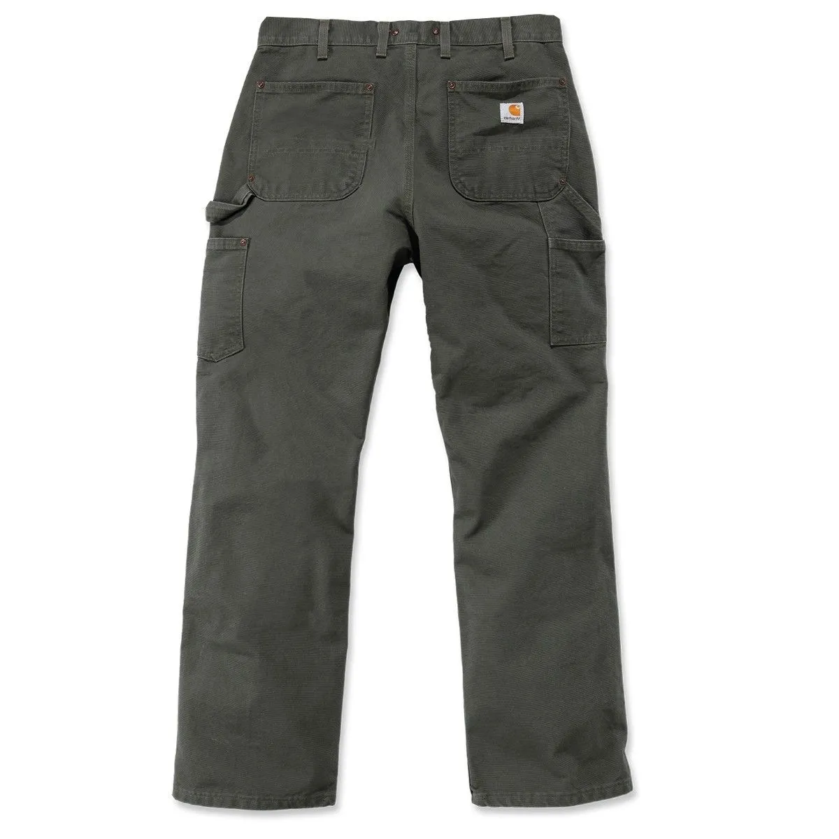 Carhartt&#x20;EB136&#x20;Sale&#x3A;&#x20;Washed&#x20;Duck&#x20;Double&#x20;Front&#x20;Work&#x20;Dungaree&#x20;-&#x20;Moss