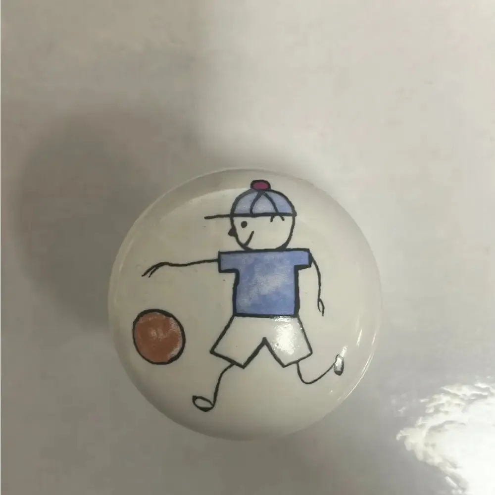 Children’s Cupboard Door Knob - Football / Girl / Smylie Face