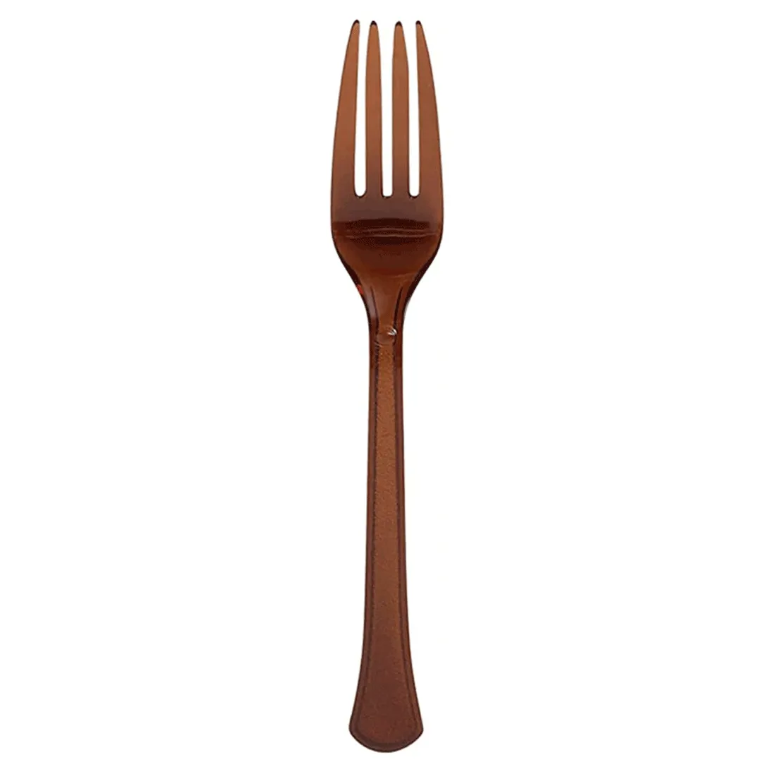 Chocolate Brown Heavy Duty Plastic Forks | 20ct