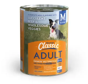 Classic adult wet food beef and veggies (select size for price)