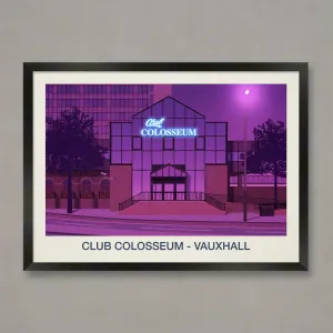 CLUB COLOSSEUM NIGHTCLUB POSTER