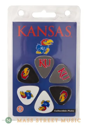 College Guitars - KU Jayhawk Guitar Picks