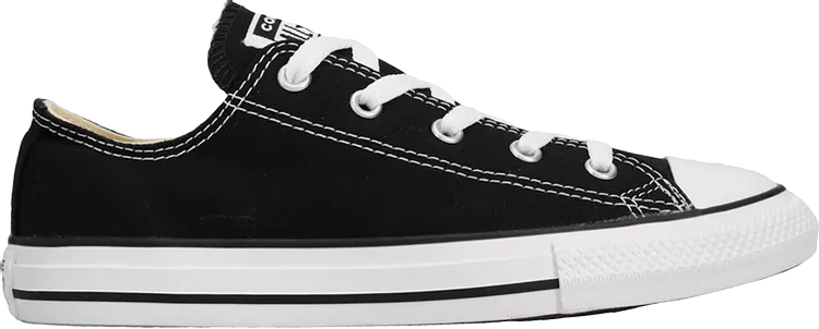 Converse Chuck Taylor All Star Ox GS Black White Sneakers, black