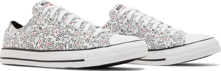 Converse Keith Haring x Chuck Taylor All Star Low Dancing Figures Allover Print Sneakers, White