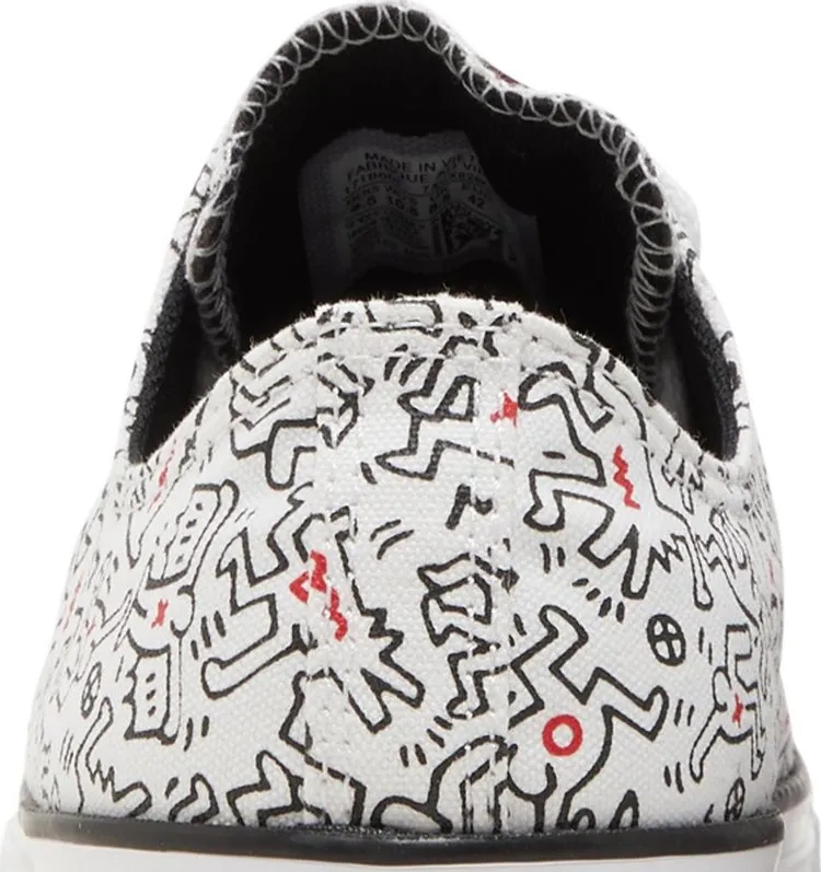 Converse Keith Haring x Chuck Taylor All Star Low Dancing Figures Allover Print Sneakers, White