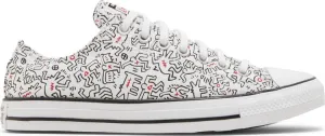 Converse Keith Haring x Chuck Taylor All Star Low Dancing Figures Allover Print Sneakers, White