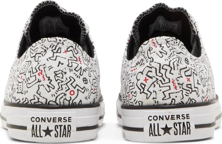 Converse Keith Haring x Chuck Taylor All Star Low Dancing Figures Allover Print Sneakers, White