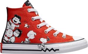 Converse Peanuts x Chuck Taylor All Star High PS Snoopy and Friends Sneakers, Red