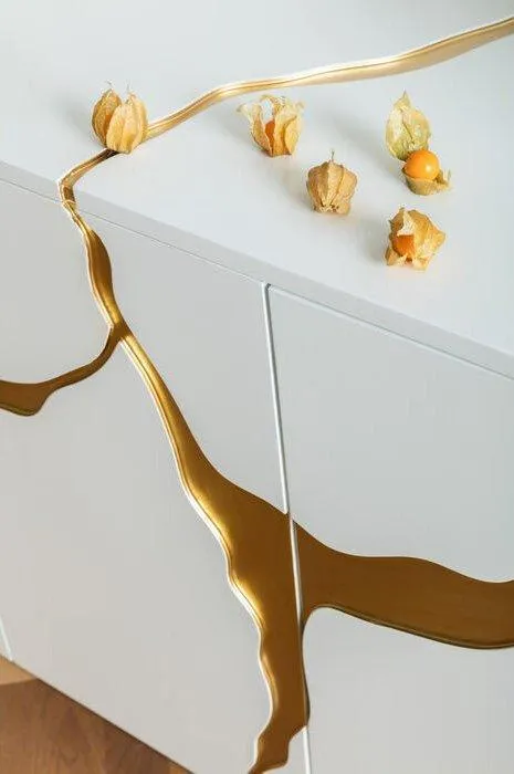 Cracked Sideboard