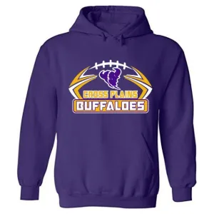 Cross Plains Buffaloes - Football Hoodie