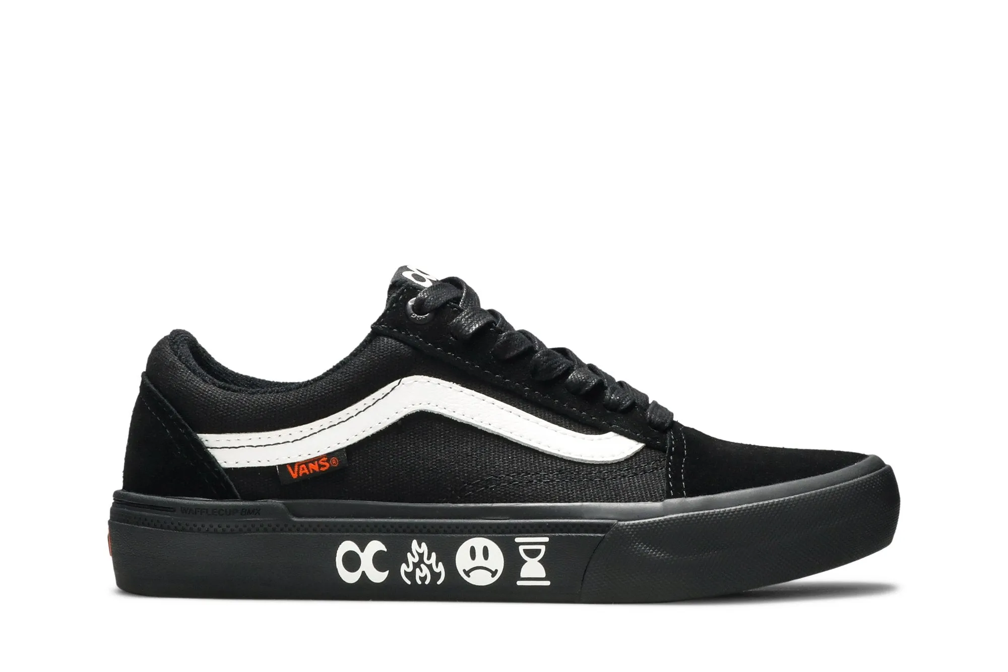 Cult x Old Skool Pro BMX Vans, black