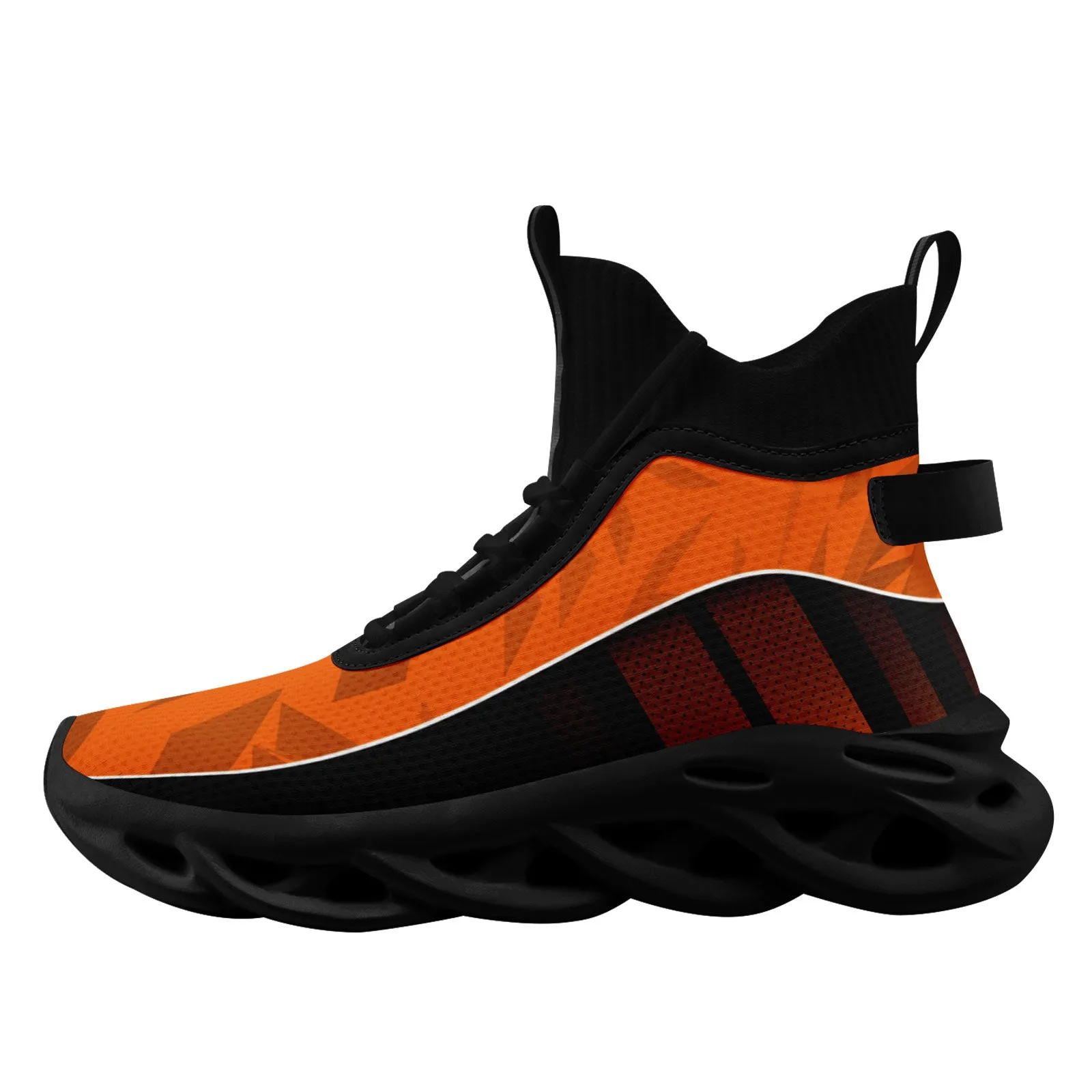 Custom Black Orange Maxsoul Shoes Personalized Sneaker FN029A-D020158-3