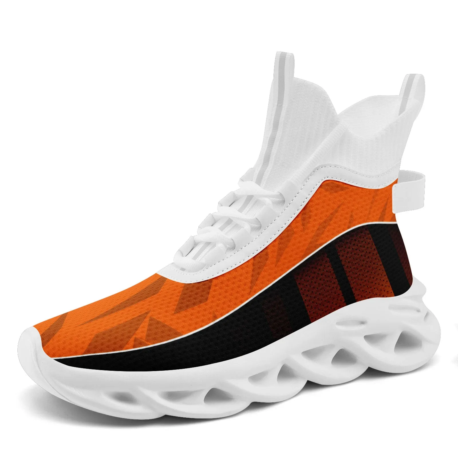 Custom Black Orange Maxsoul Shoes Personalized Sneaker FN029A-D020158-3