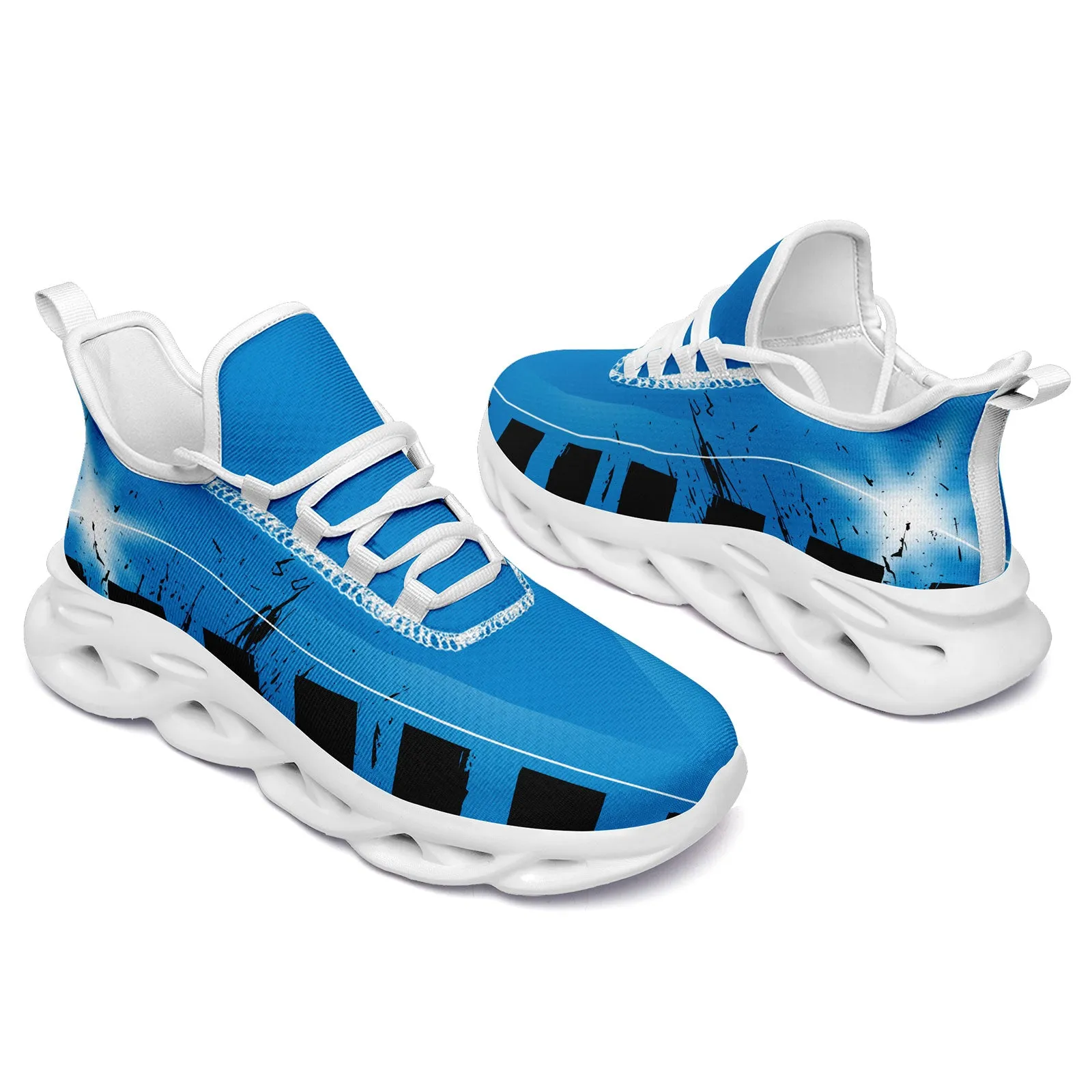 Custom Blue Black Carolina Maxsoul Shoes Personalized Sneaker FN003-D020260-5