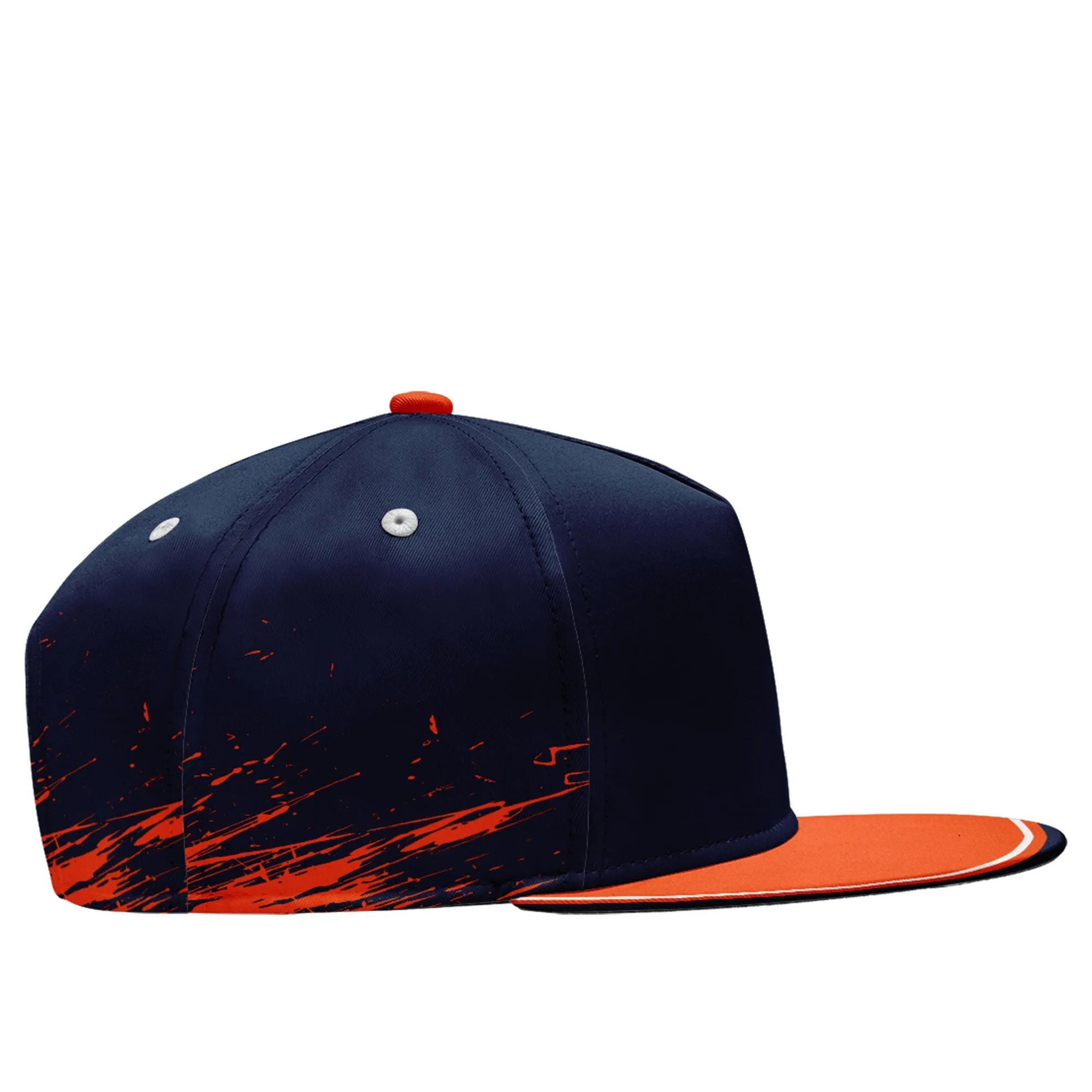 Custom Blue Orange White Denver MaxSoul Shoes and Hat Combo Offer Personalized Combo ZH-D020264-10