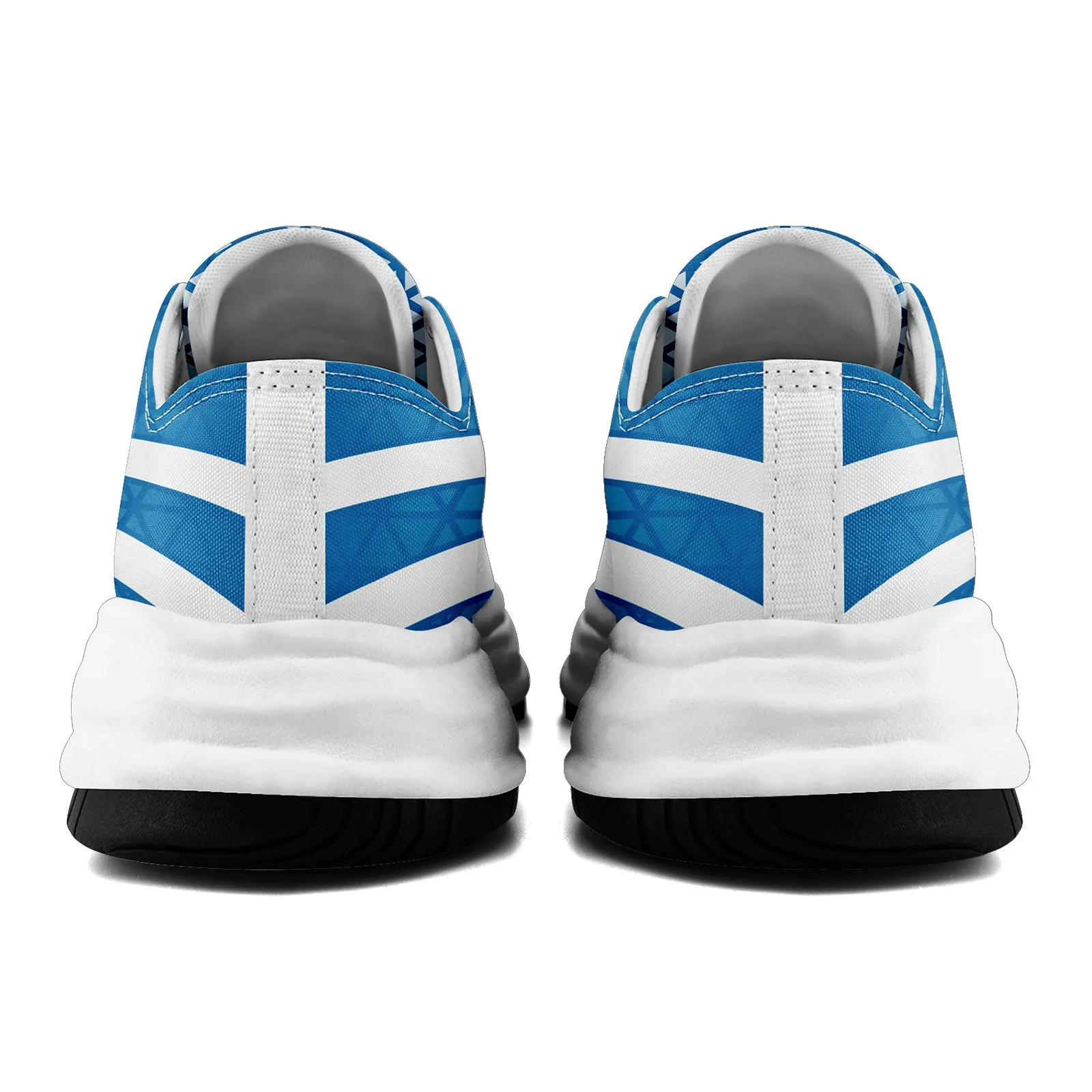 Custom Blue White Michigan Shoes Personalized Sneaker FN038-D023003-11