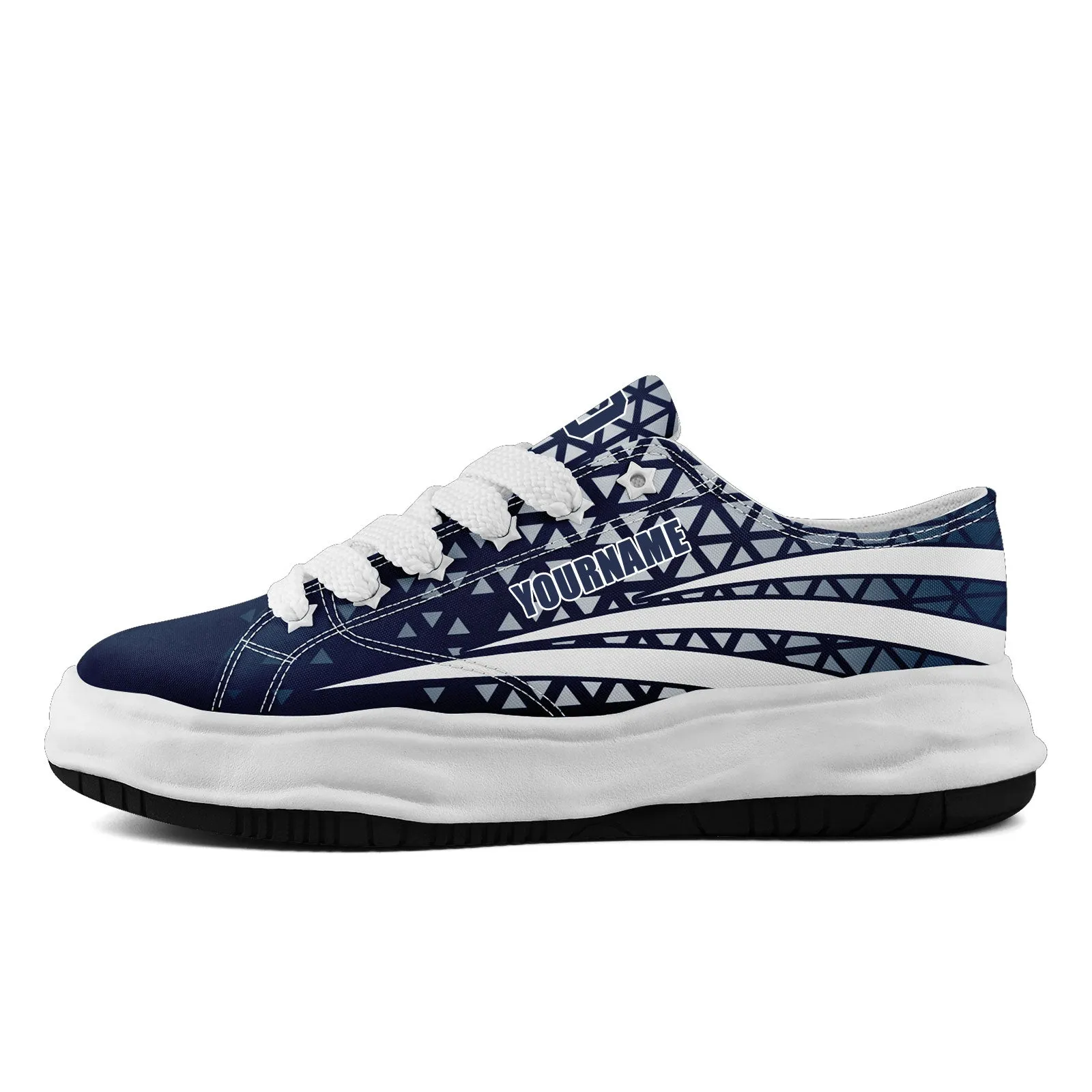 Custom Blue White Texas Shoes Personalized Sneaker FN038-D023003-9 Custom Online