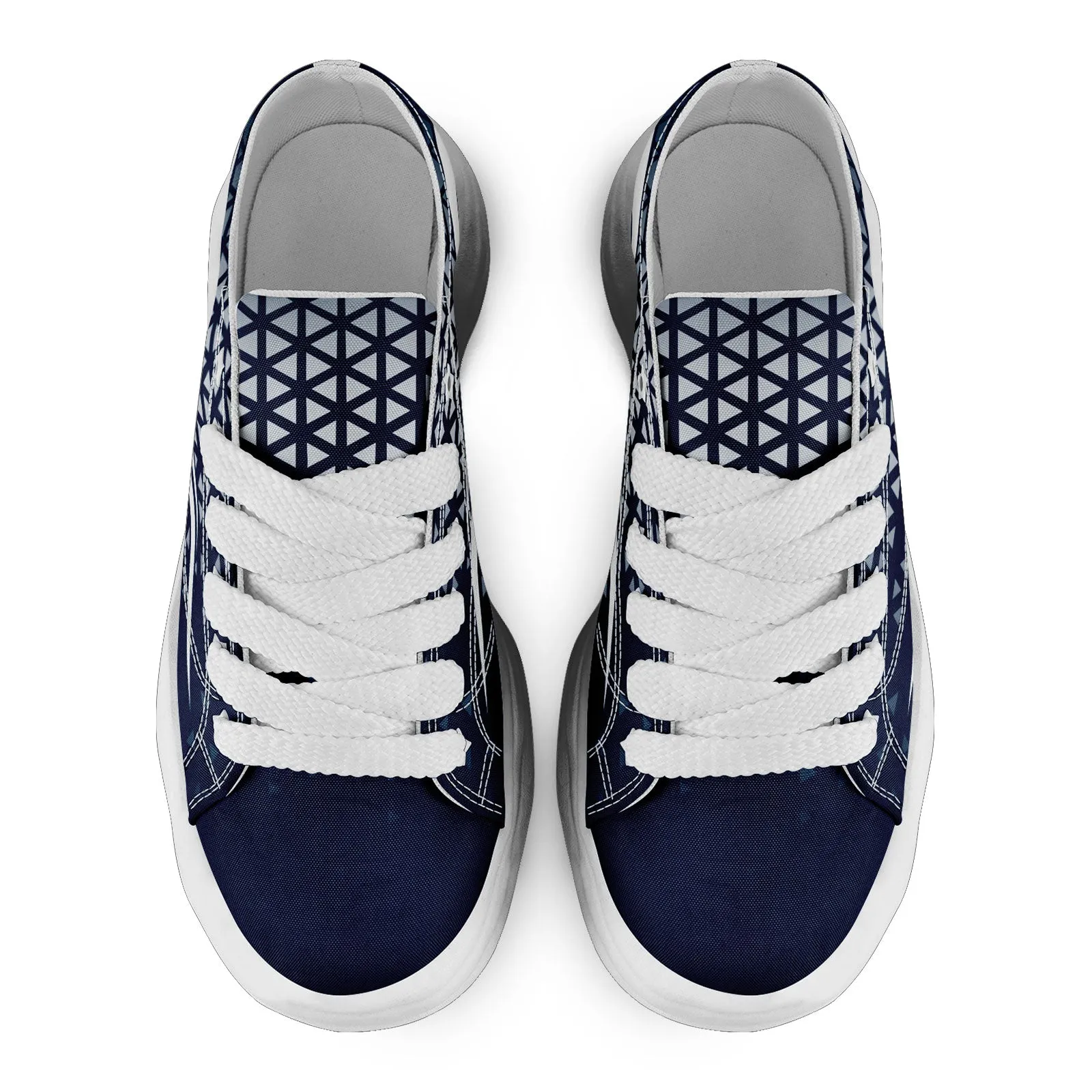 Custom Blue White Texas Shoes Personalized Sneaker FN038-D023003-9 Custom Online