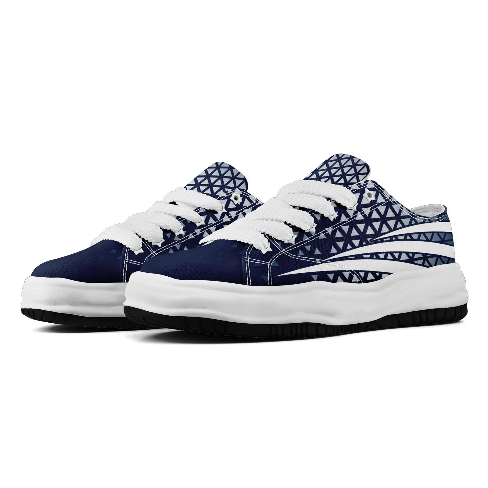 Custom Blue White Texas Shoes Personalized Sneaker FN038-D023003-9 Custom Online