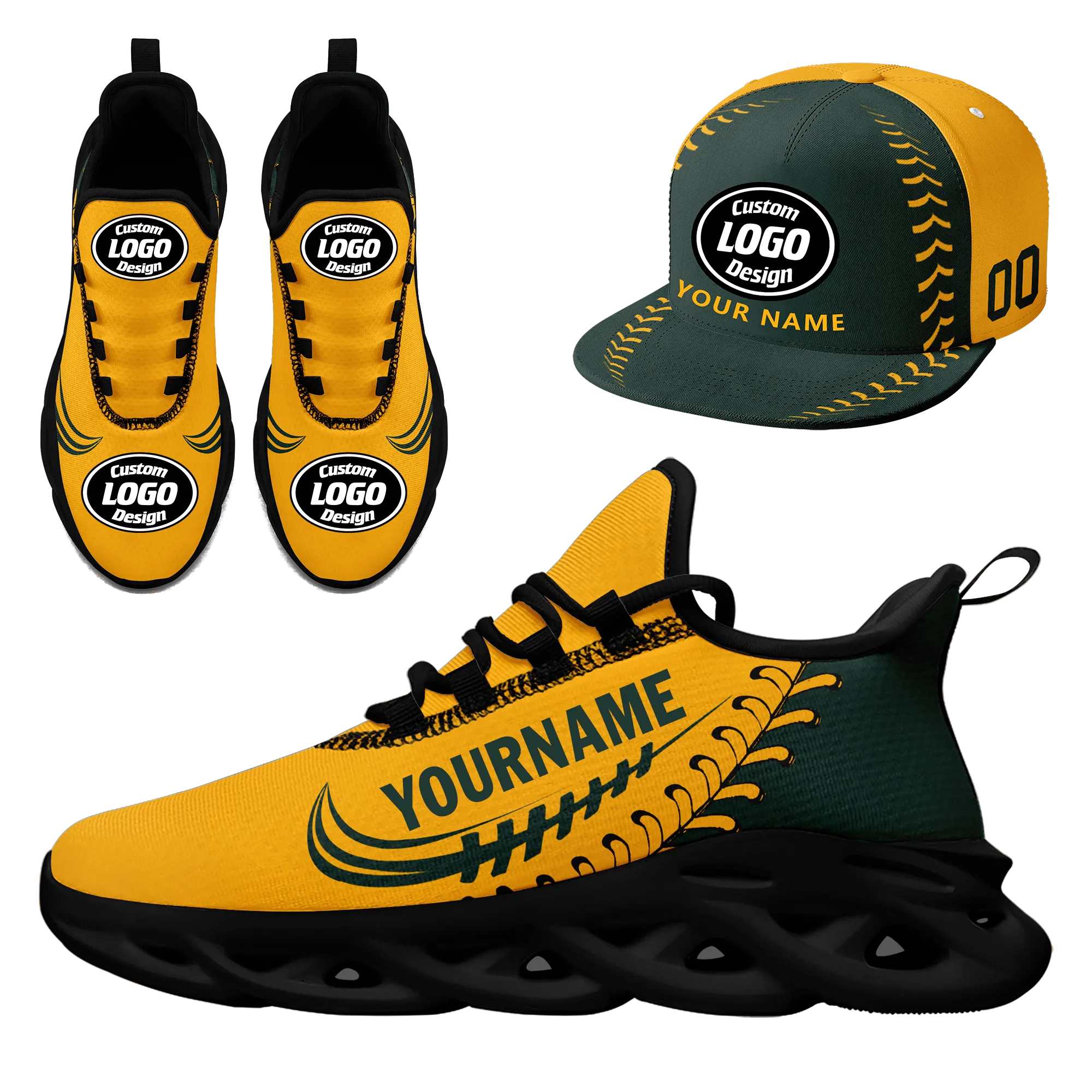 Custom MaxSoul Shoes and Hat Combo Personalized JH-bd0b00ea-c