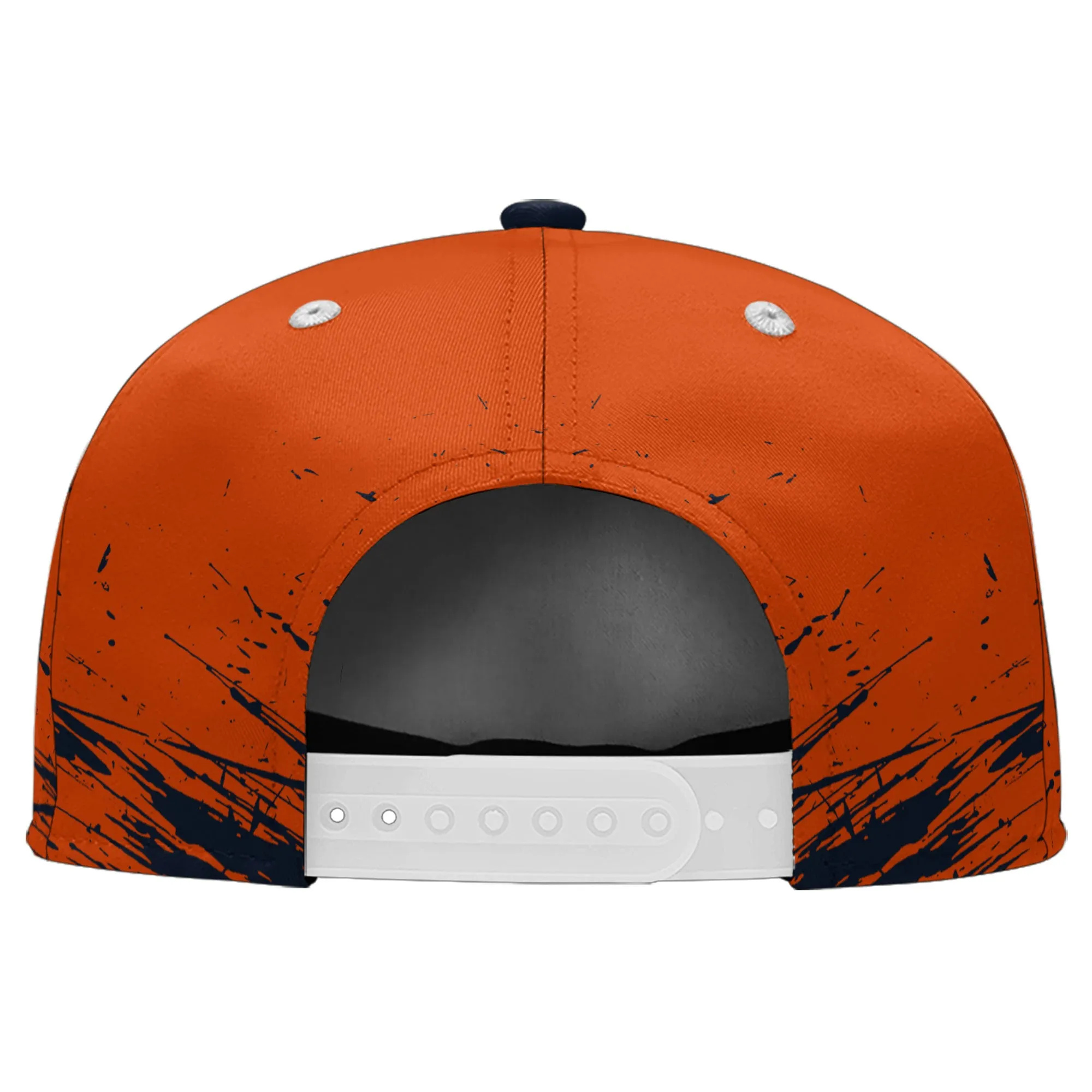 Custom Orange Blue Chicago MaxSoul Shoes and Hat Combo Offer Personalized Combo ZH-D020264-7