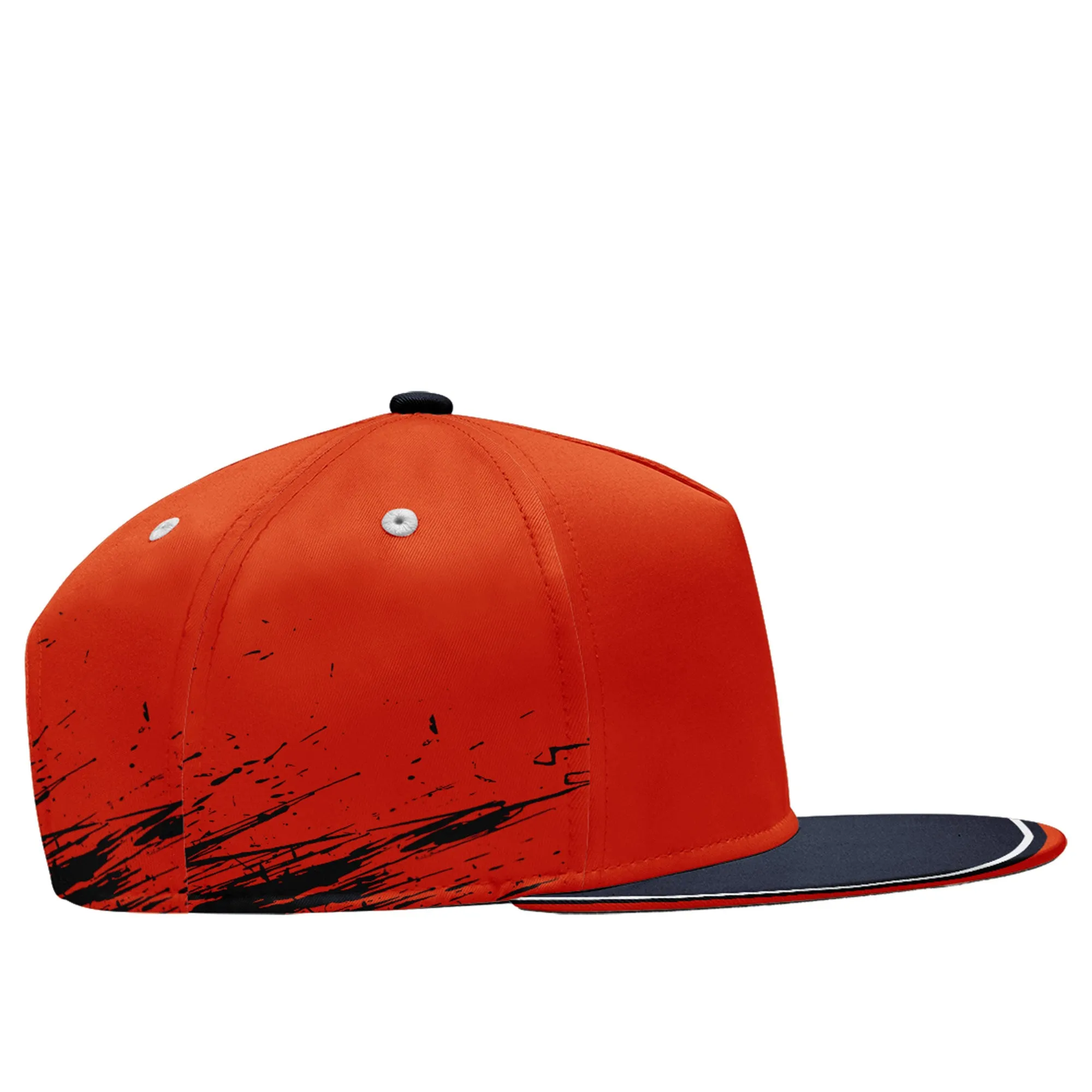 Custom Orange Blue Chicago MaxSoul Shoes and Hat Combo Offer Personalized Combo ZH-D020264-7