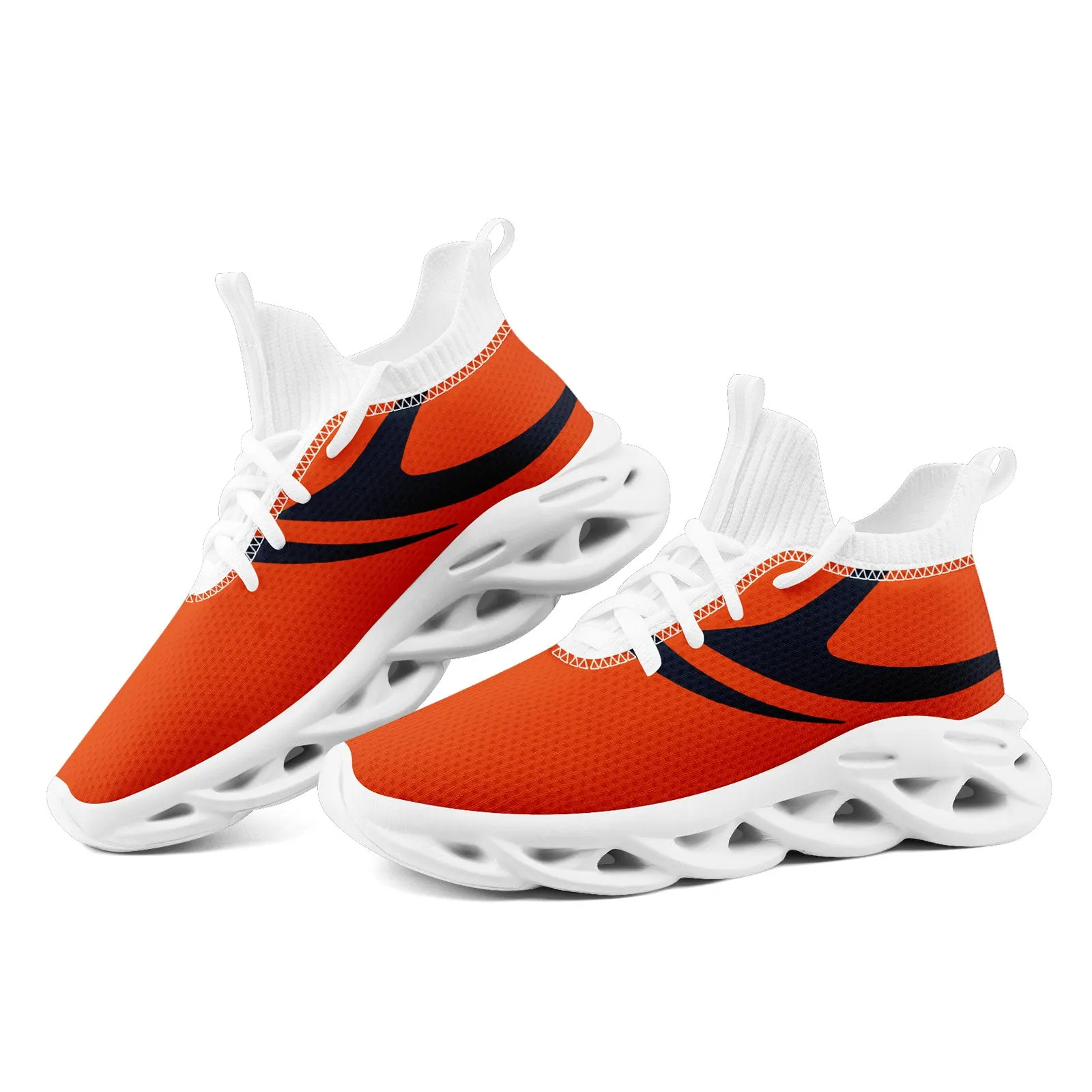 Custom Orange Chicago Maxsoul Shoes Personalized Sneaker FN030-D025004-7