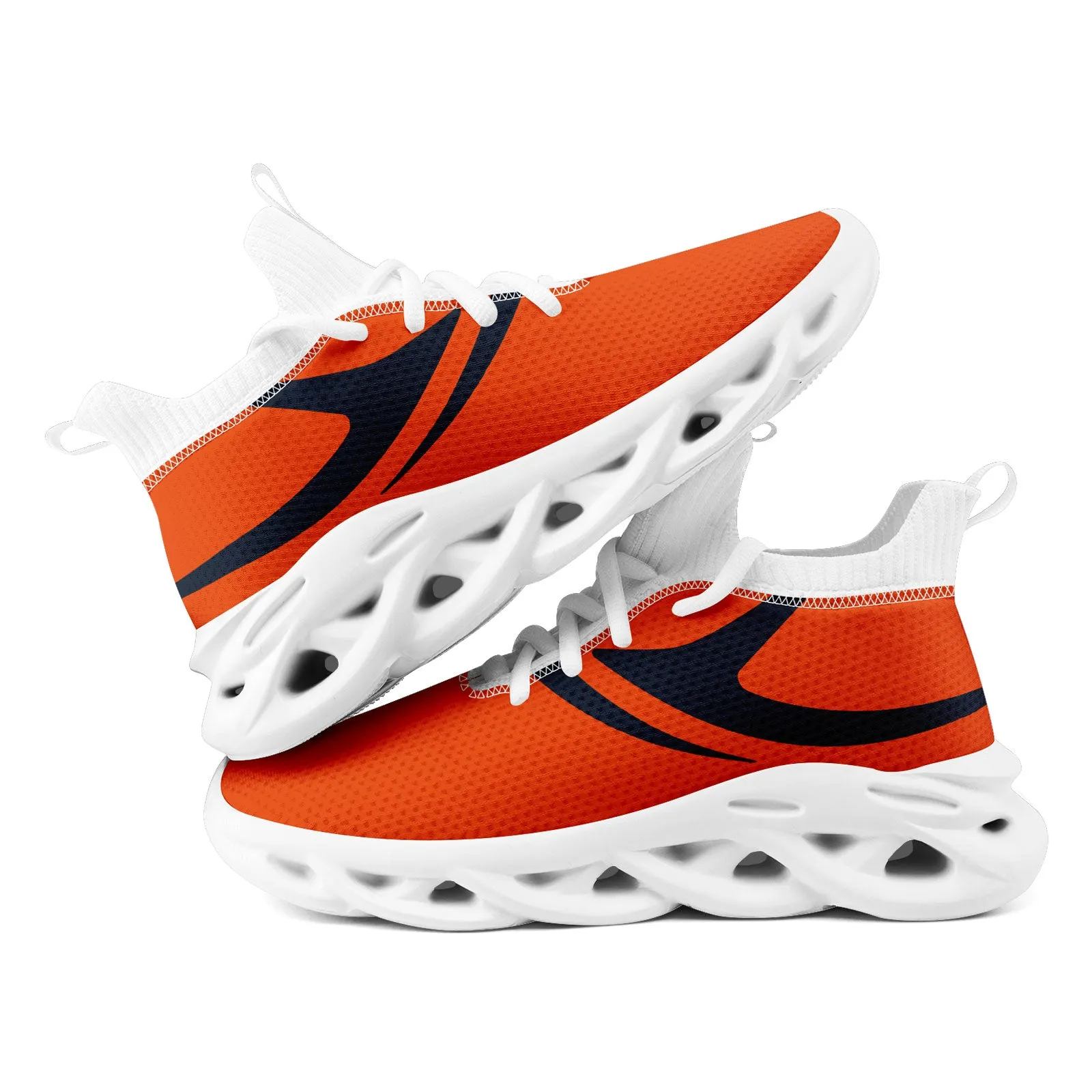 Custom Orange Chicago Maxsoul Shoes Personalized Sneaker FN030-D025004-7