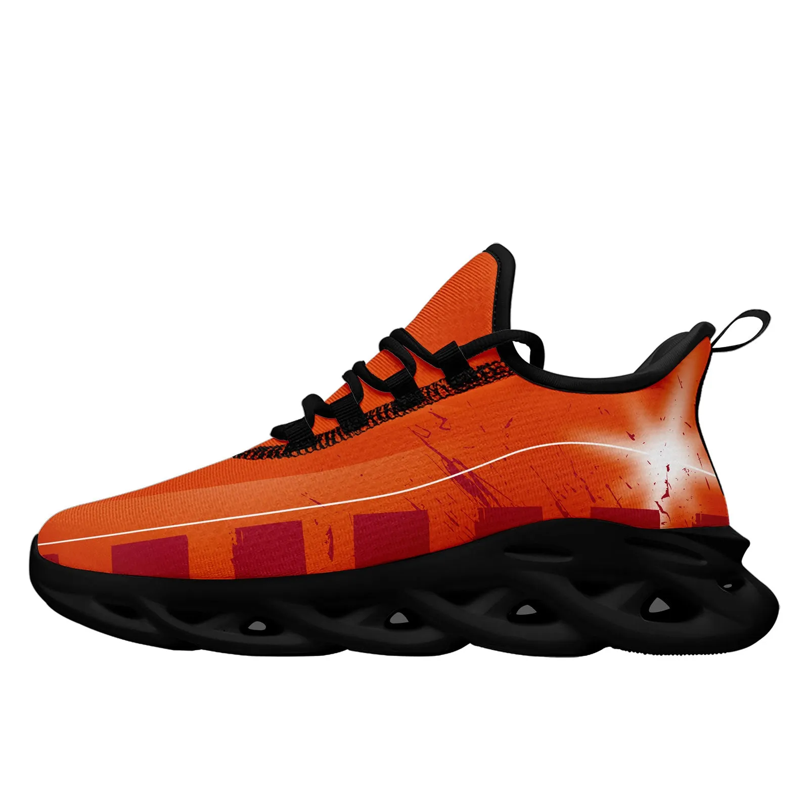 Custom Orange Red Tampa Bay Maxsoul Shoes Personalized Sneaker FN003-D020260-29