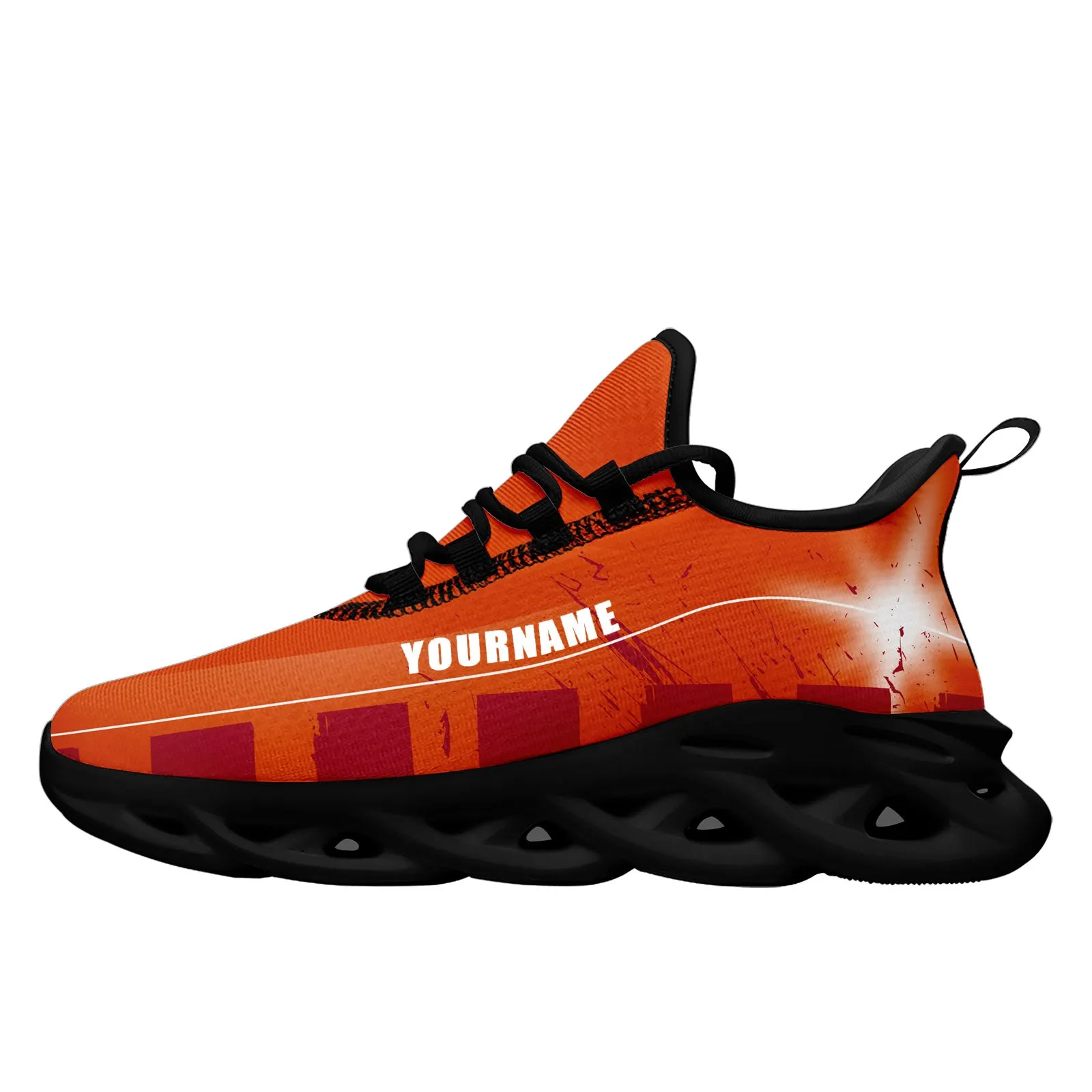 Custom Orange Red Tampa Bay Maxsoul Shoes Personalized Sneaker FN003-D020260-29