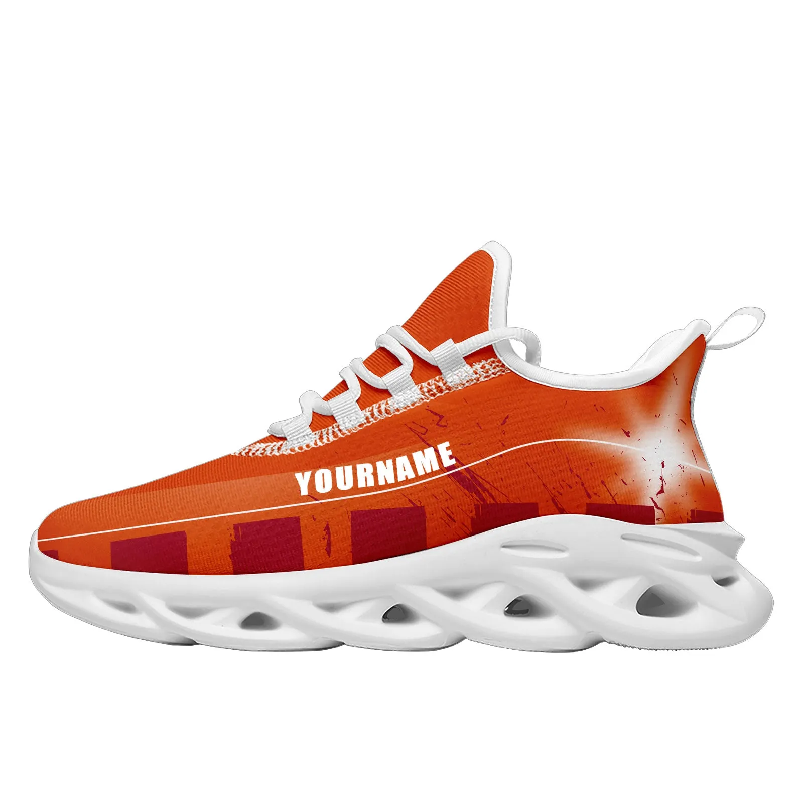 Custom Orange Red Tampa Bay Maxsoul Shoes Personalized Sneaker FN003-D020260-29