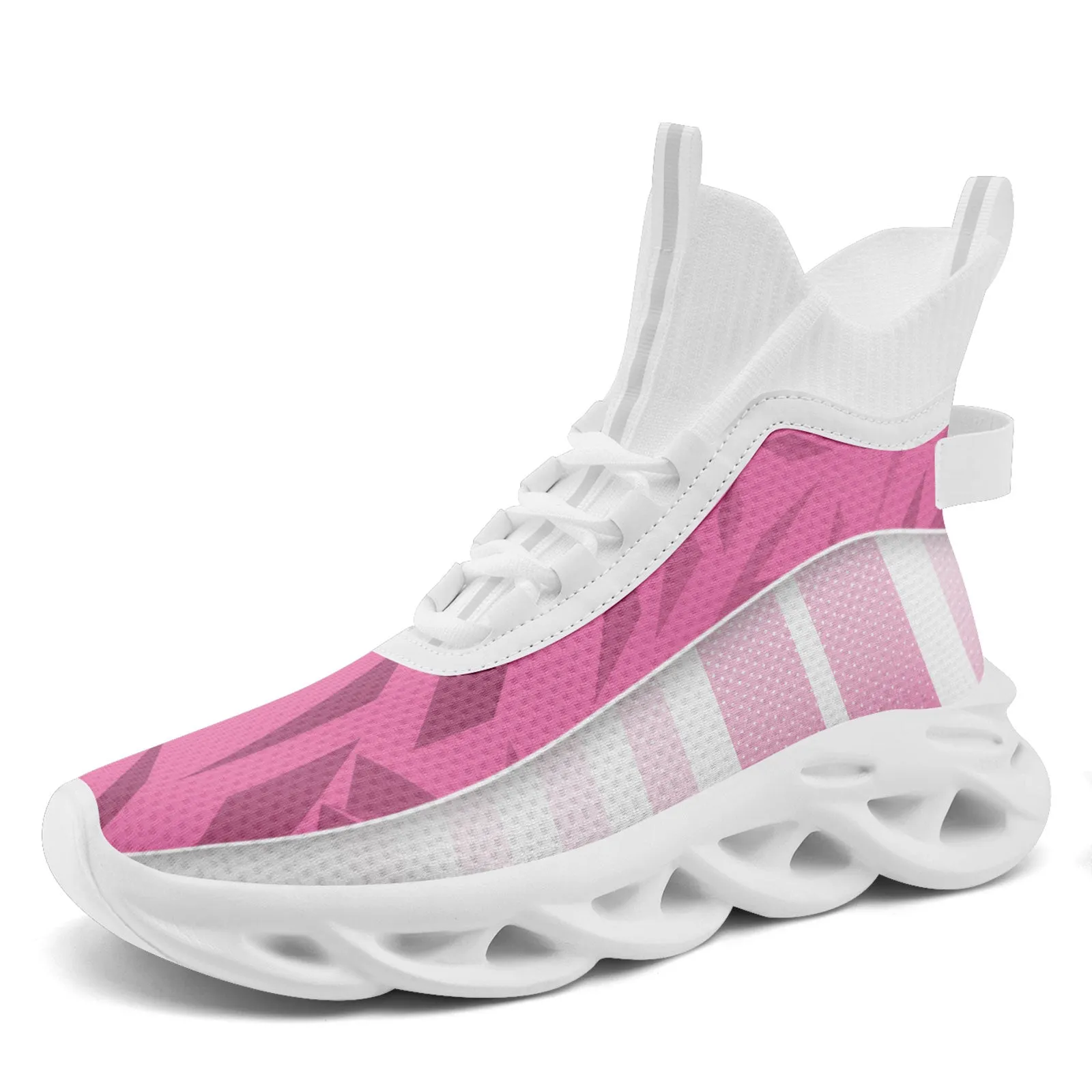 Custom White Pink Maxsoul Shoes Personalized Sneaker FN029A-D020158-6