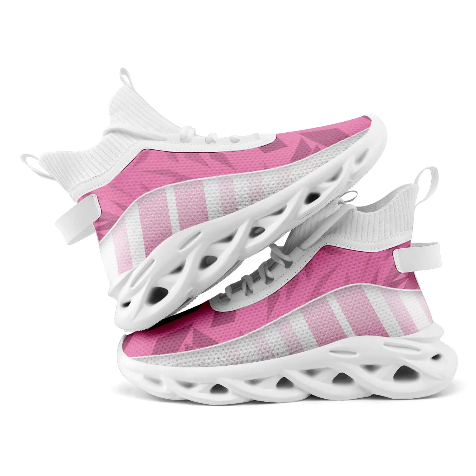 Custom White Pink Maxsoul Shoes Personalized Sneaker FN029A-D020158-6