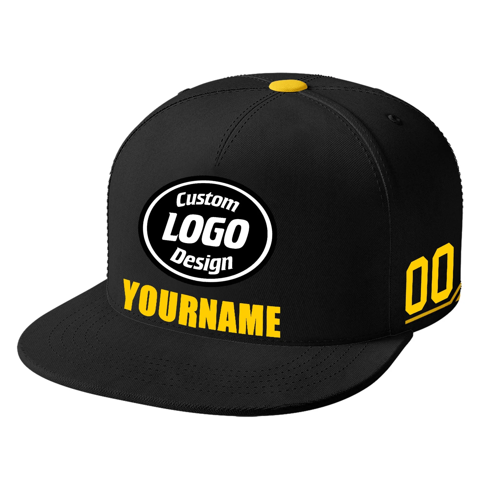 Custom Yellow Black Jersey MaxSoul Shoes and Hat Combo Offer Personalized ZH-bd0b007e-c