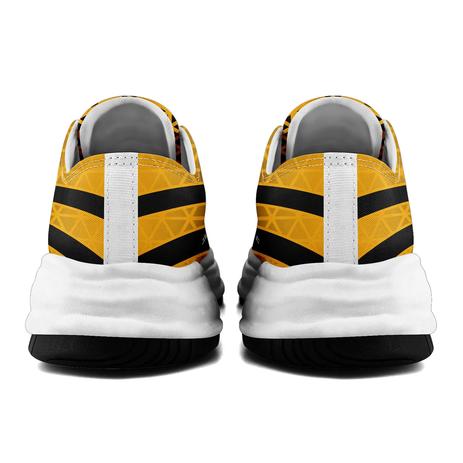 Custom Yellow Black Pennsylvania Shoes Personalized Sneaker FN038-D023003-30