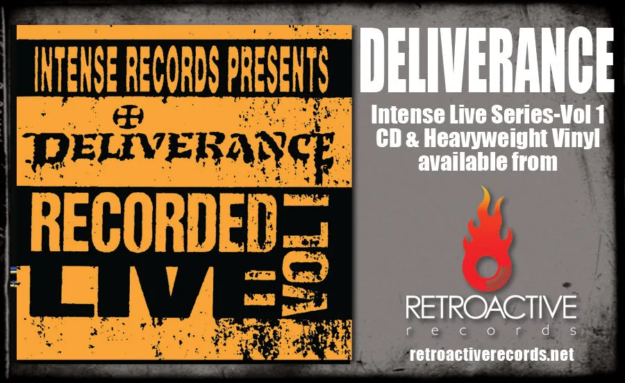 DELIVERANCE - INTENSE LIVE SERIES VOLUME 1 (*NEW-CD, 2024, Retroactive) Remastered   Stryper cover