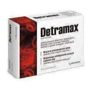 DETRAMAX x 60 tablets, hesperidin, diosmin, heavy legs