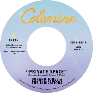 DURAND JONES & THE INDICATIONS - Private Space / Sea of Love