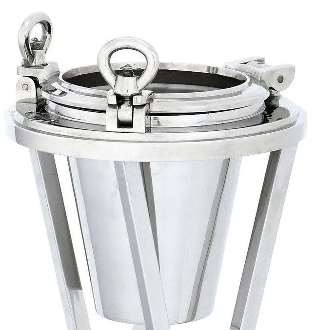 Dutch Admiralty Porthole Floor Stand Ice Bucket