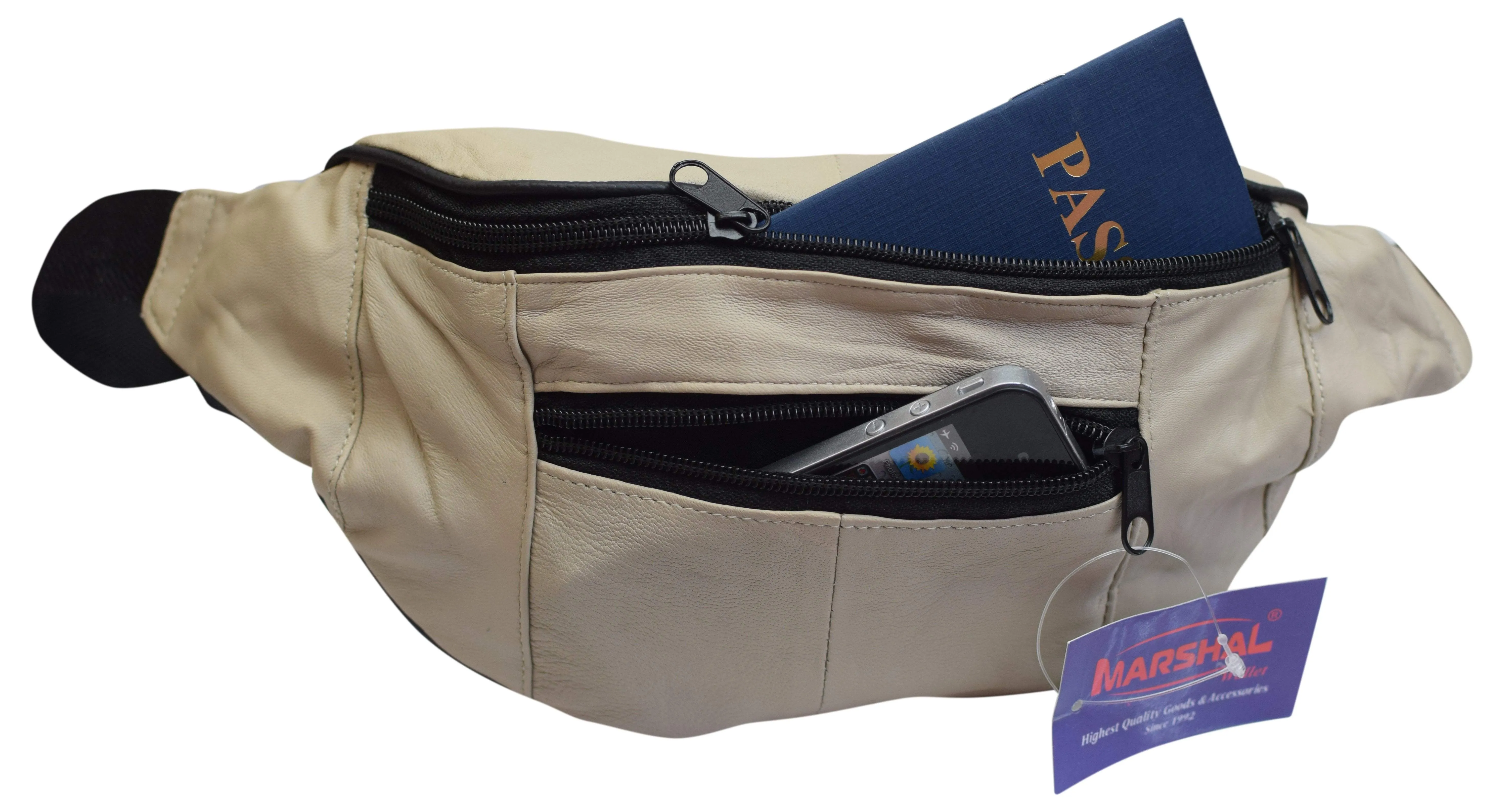 Fanny Pack - Leather-006BK