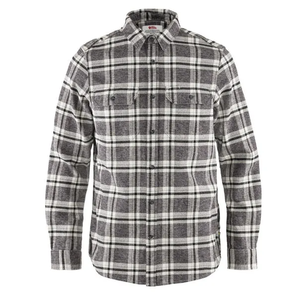 Fjallraven Ovik Heavy Flannel Shirt - Dark Grey