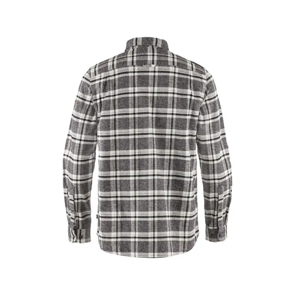 Fjallraven Ovik Heavy Flannel Shirt - Dark Grey