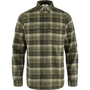 Fjallraven Singi Heavy Flannel Shirt - Green / Deep Forest